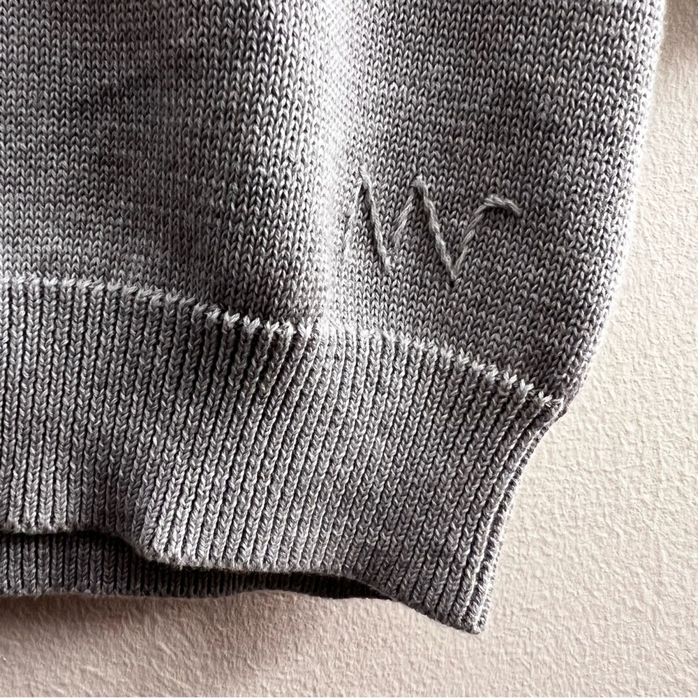 Alexandra Golovanoff light grey Cotton sweater crewneck S - Picture 3 of 7